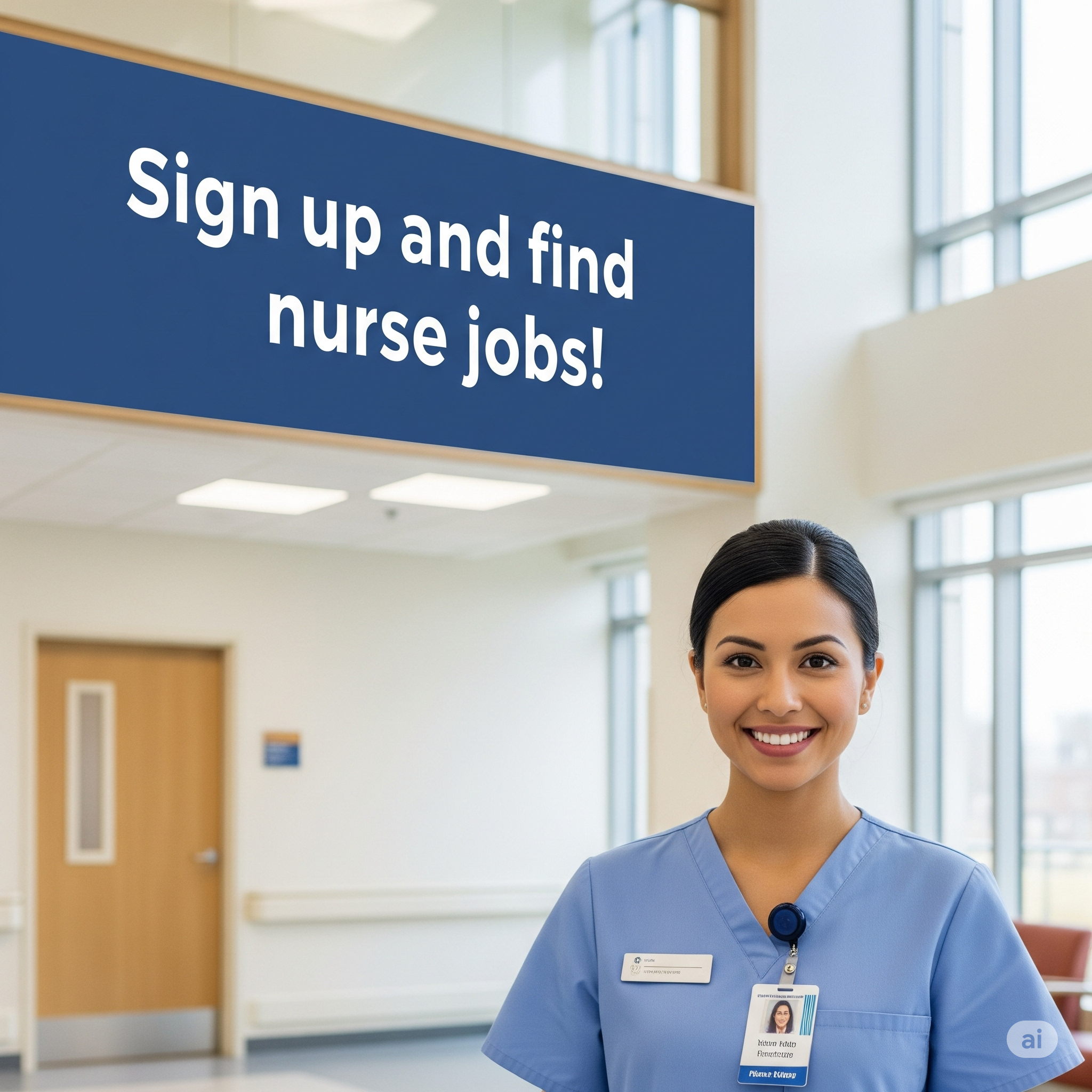 Sign up and find nurse jobs!