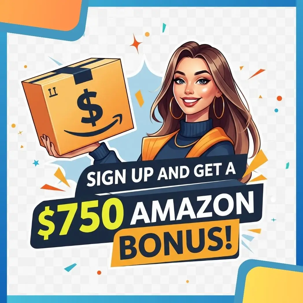 Sign Up and Get a $750 Amazon Bonus!
